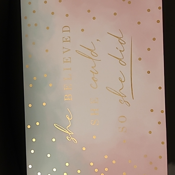 💕NEW Storage Box💕SHE BELIEVED SHE COULD, SO SHE DID💕 - Picture 7 of 8
